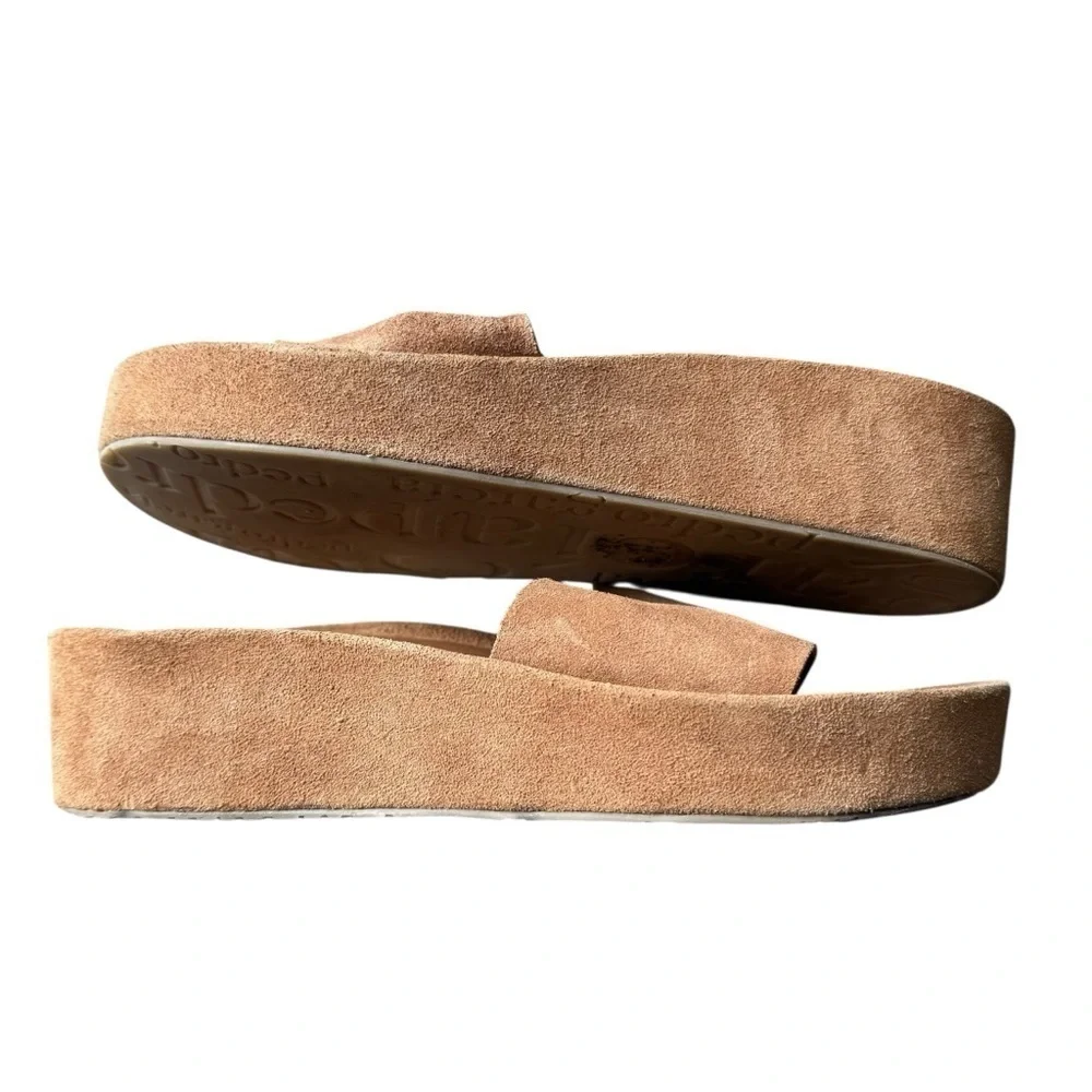 Pedro García -Suede Slide Brown Minimalist Design Sandals Sz 40